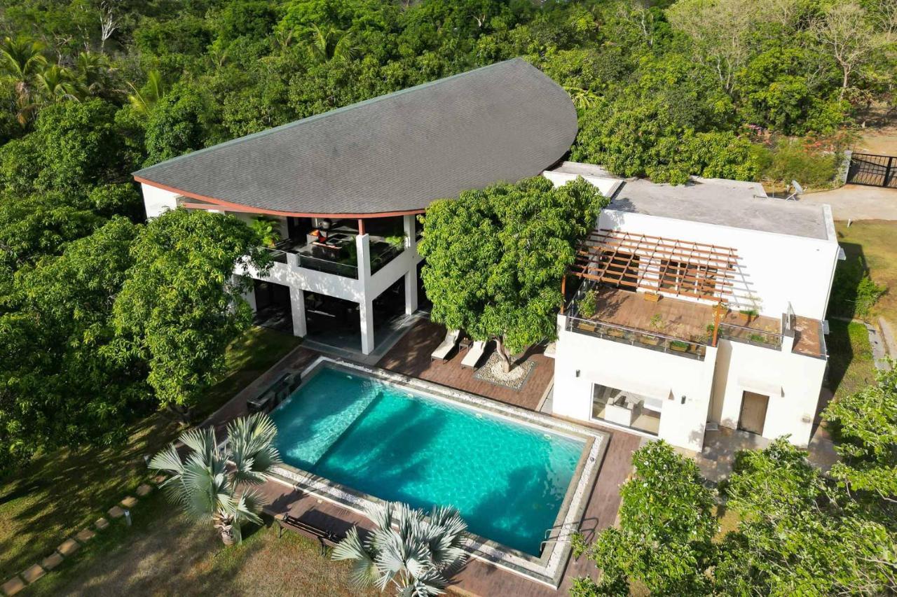The Leaf By Stayvista - An Enchanting Escape Offering A Pool, Terrace, Lush Lawn, Contemporary Interiors, And Indoor Games Alībāg Exterior foto